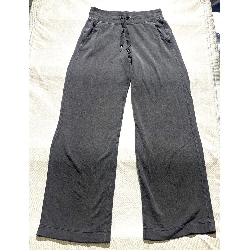 Athleta Black Balance Wide-Leg Pants Size Small Soft Tencel Blend